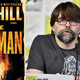A side by side of the novel The Fireman and its author, Joe Hill.